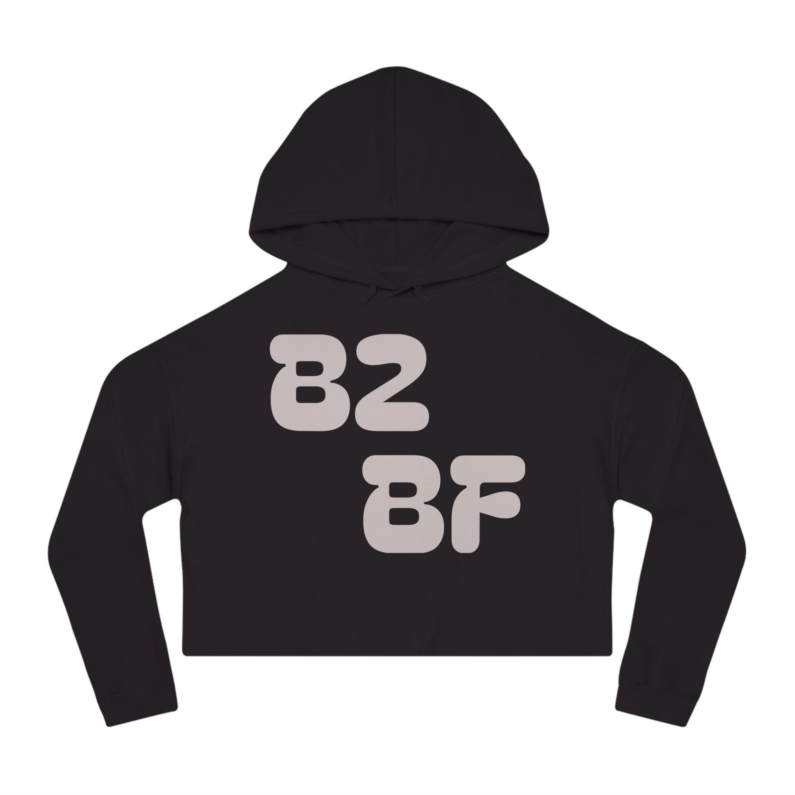 Cropped Hoodie — Camo “82 8F” Front & “Greatness Is Made!” Back