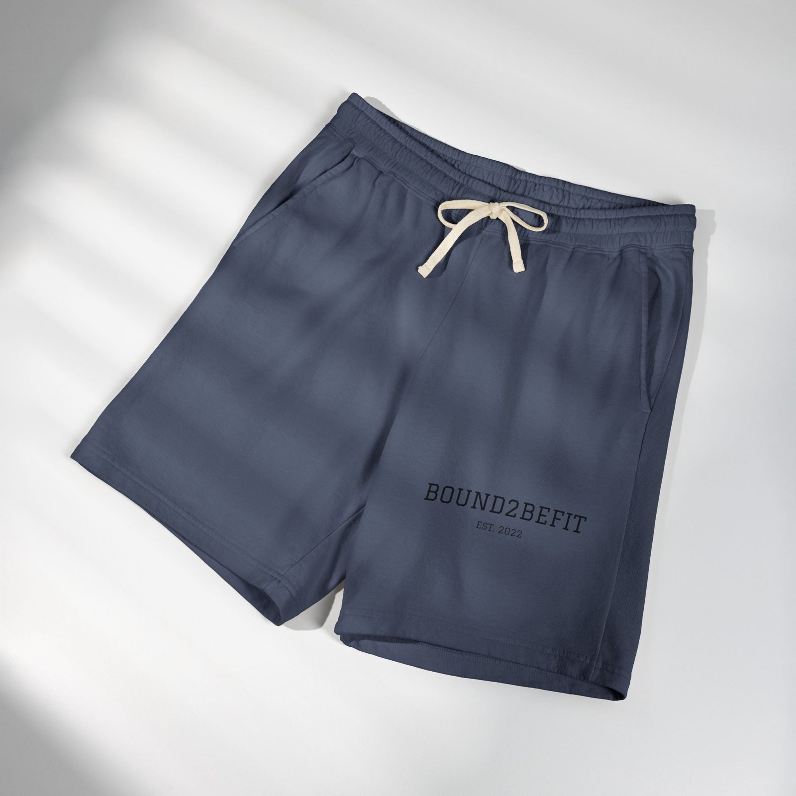 Lightweight Fleece Sweat Shorts — 'BOUND2BEFIT' Casual Lounge Shorts