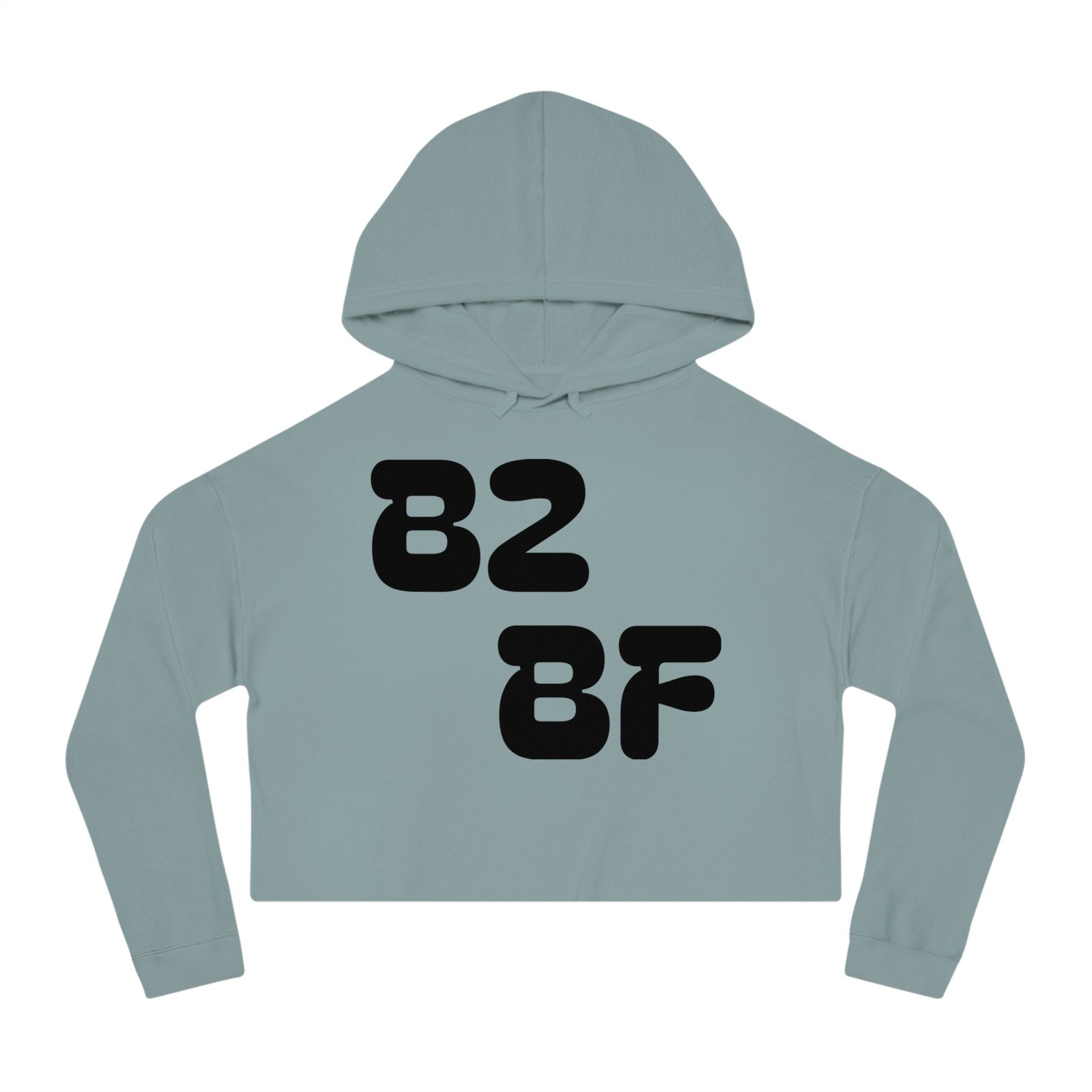 Cropped Hoodie — Camo “82 8F” Front & “Greatness Is Made!” Back